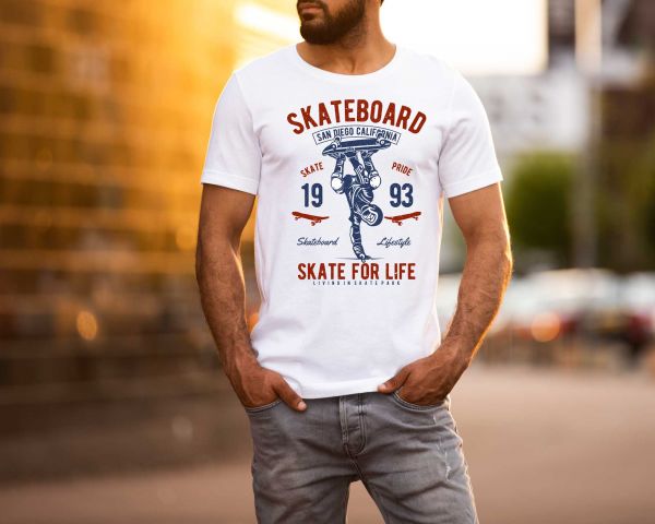 Skate for Life T-Shirt für Herren