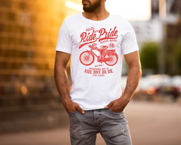 Ride with Pride T-Shirt für Herren
