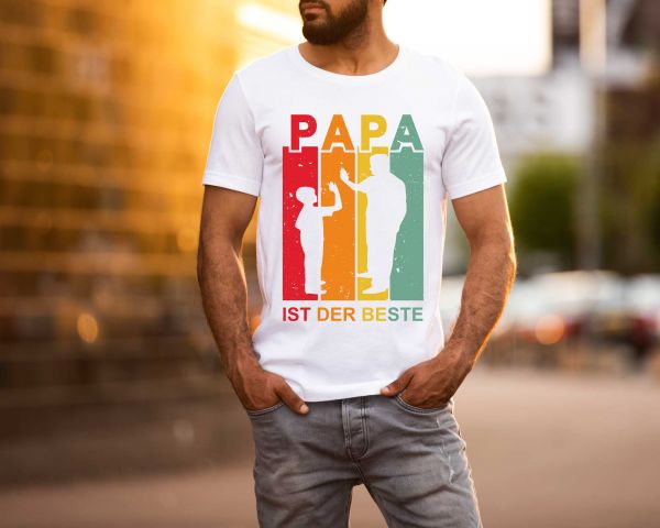 Papa ist der Beste T-Shirt für Herren